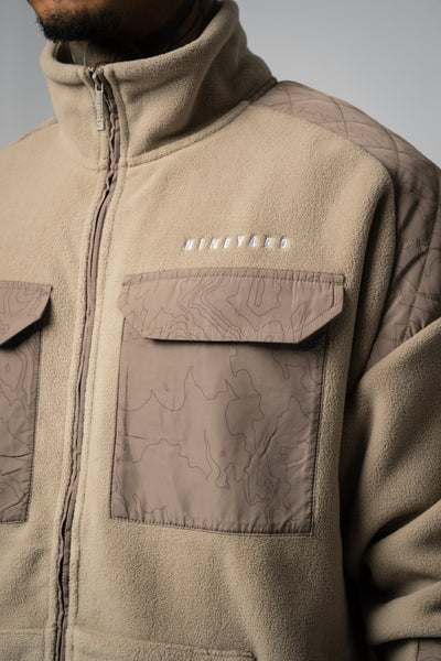 Desert Polar Fleece Jacket dark sand