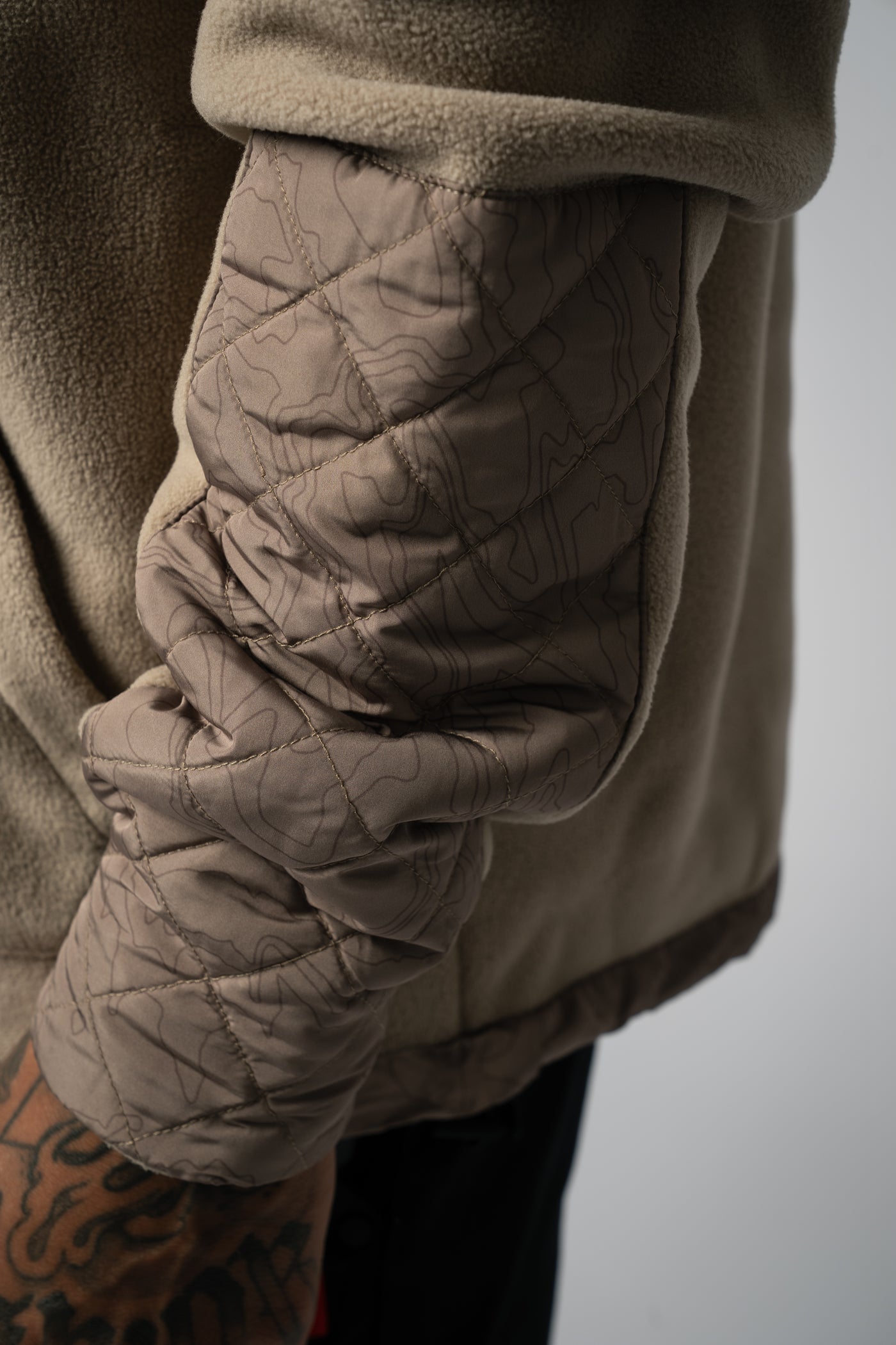 Desert Polar Fleece Jacket dark sand