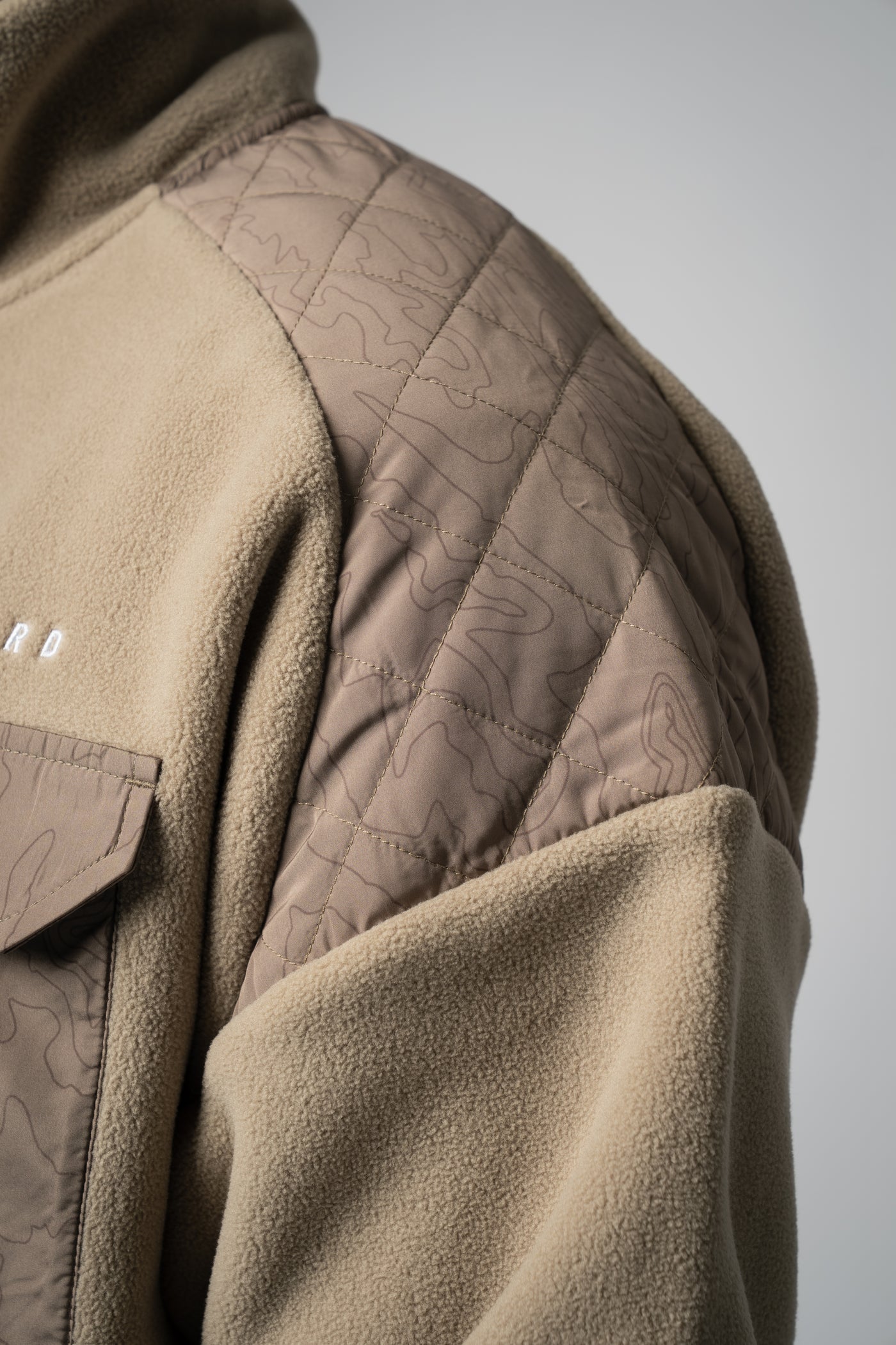 Desert Polar Fleece Jacket dark sand