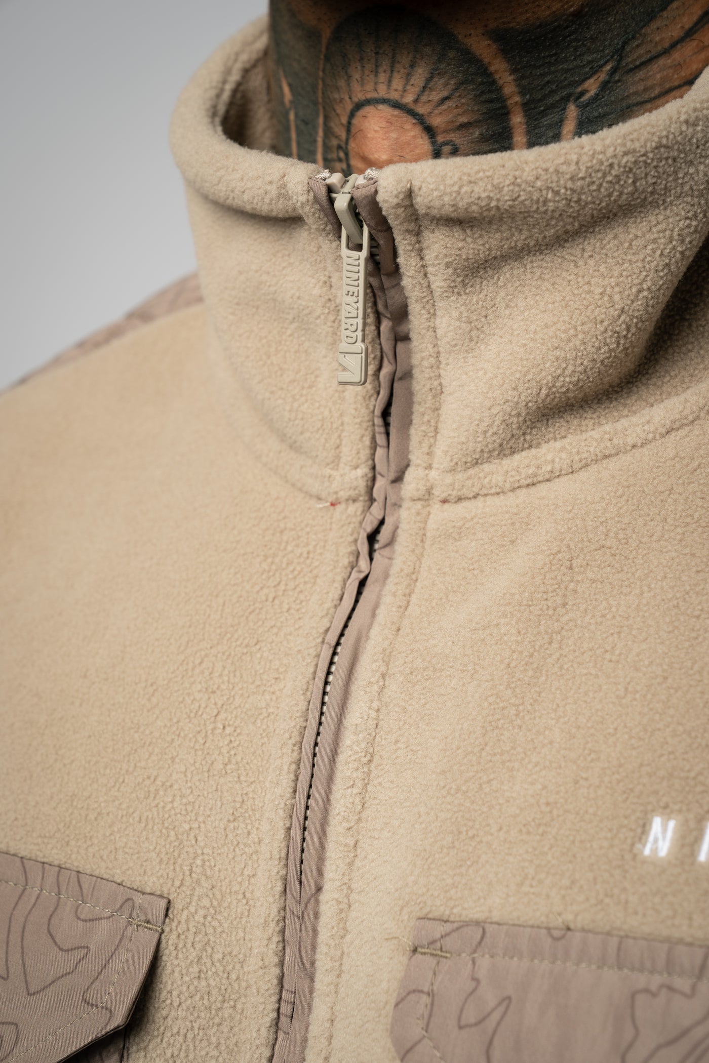 Desert Polar Fleece Jacket dark sand