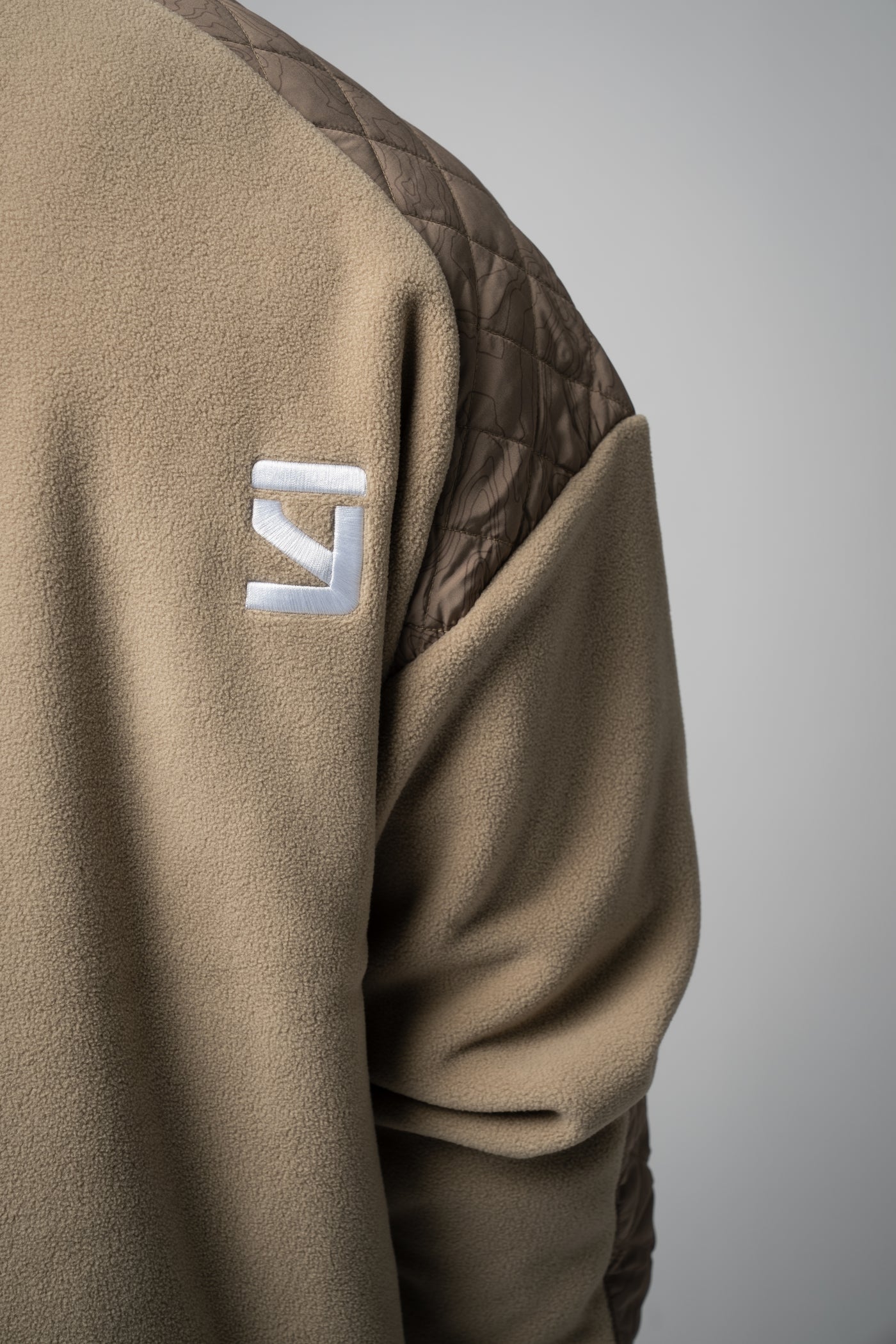 Desert Polar Fleece Jacket dark sand