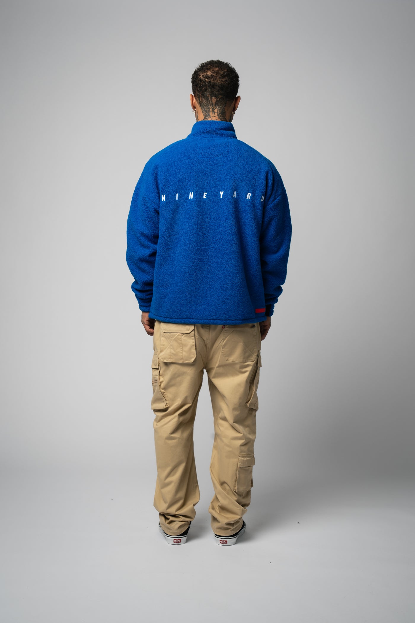 Sherpa Fleece Oversize Full Zip Jacket