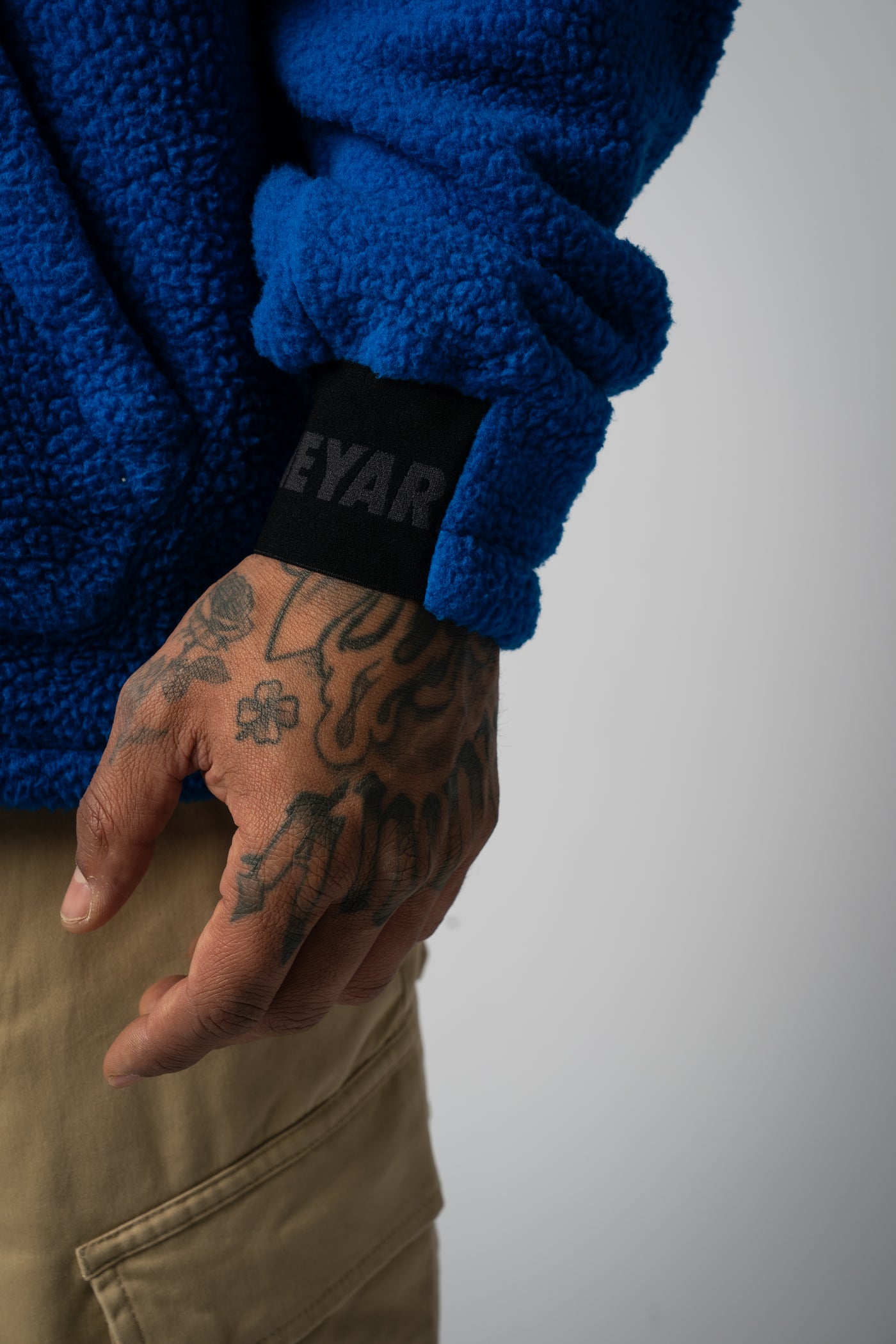 Sherpa Fleece Oversize Full Zip Jacket