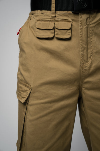 Desert Wide Cargo Pants dark sand