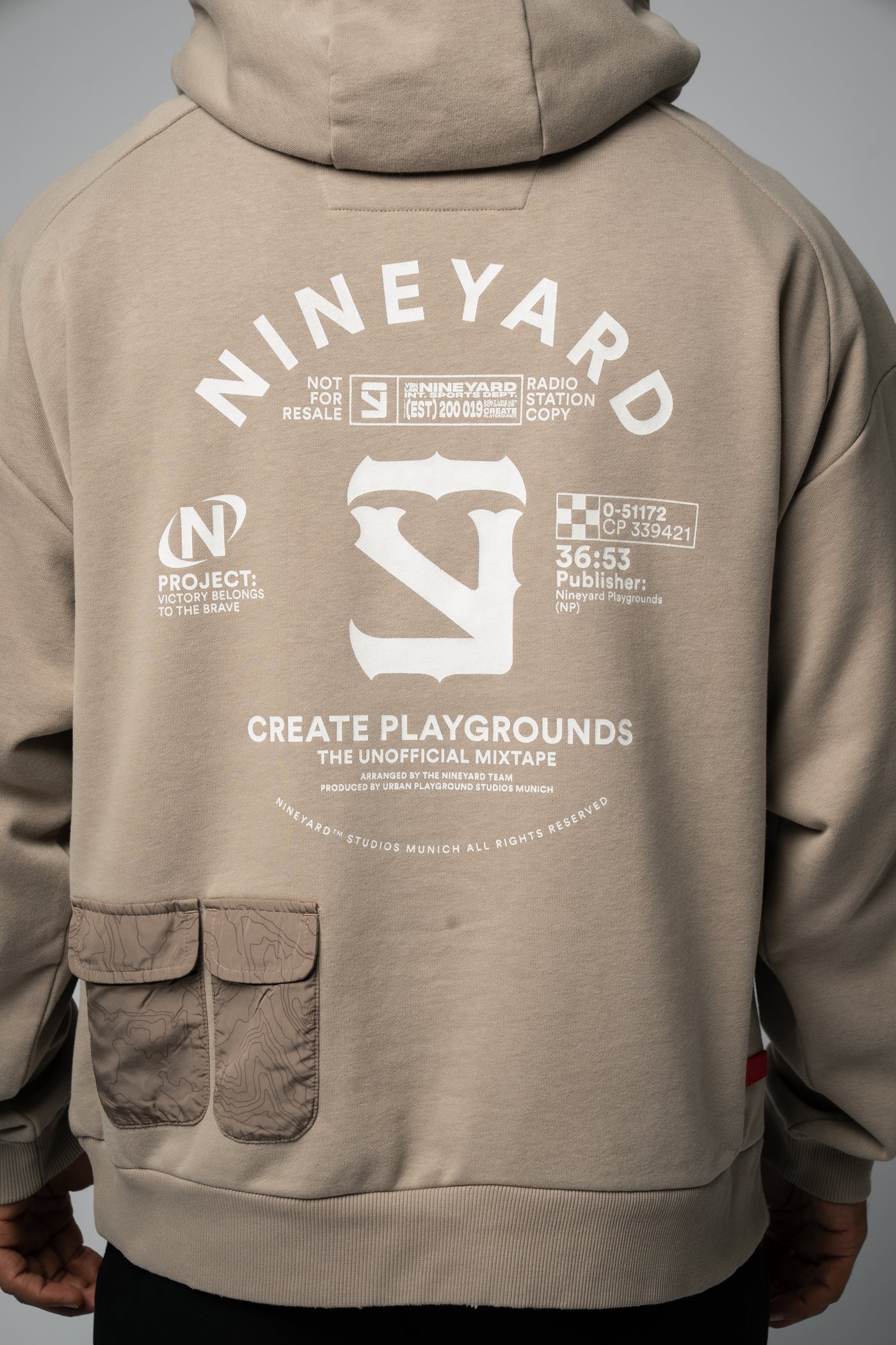 Desert Heavy Oversize Hoodie sand