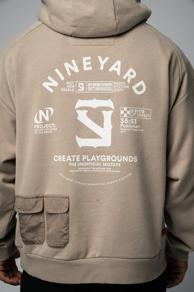 Desert Heavy Oversize Hoodie sand