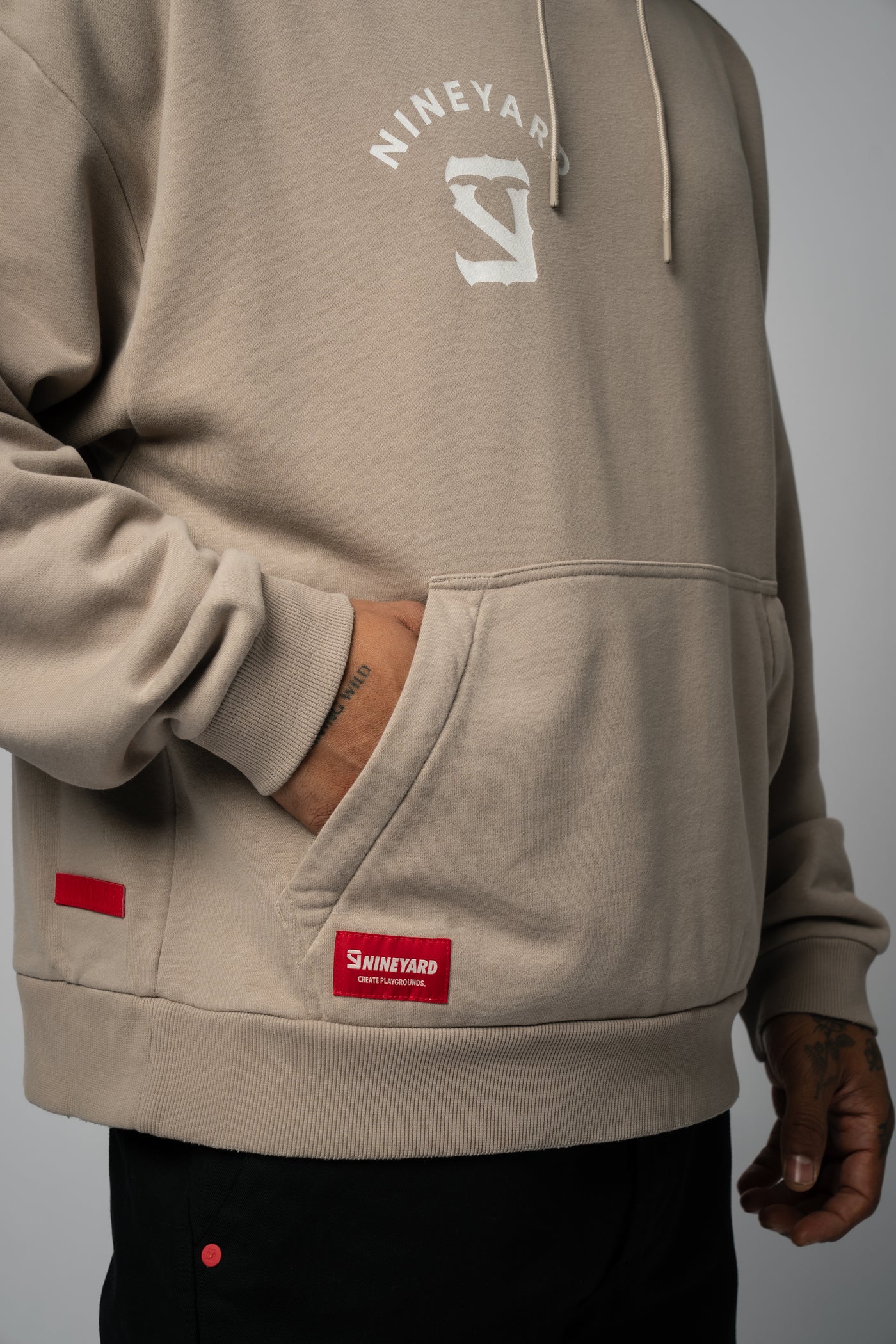 Desert Heavy Oversize Hoodie sand