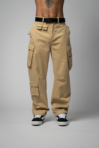Desert Wide Cargo Pants beige