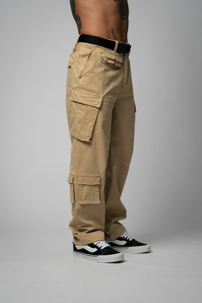 Desert Wide Cargo Pants beige