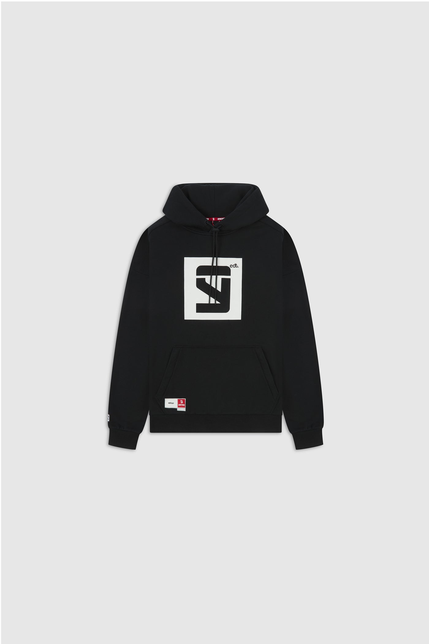 EDT. Oversize Hoodie black