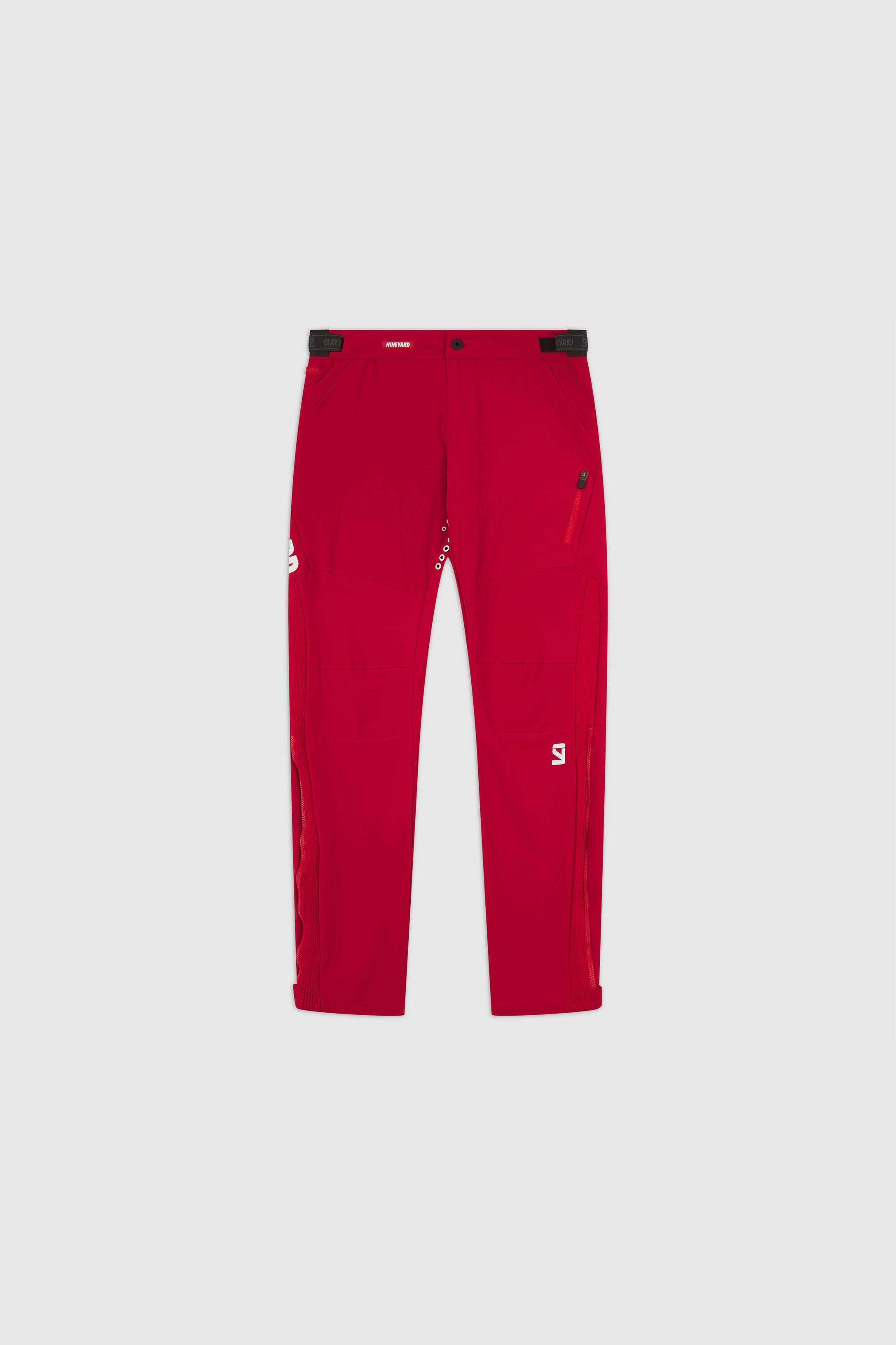 RAW Riding Pants Red- WITH LOGO – NINEYARD