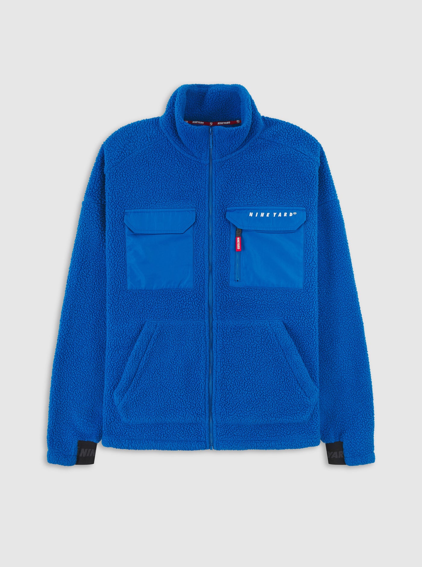 Sherpa Fleece Oversize Full Zip Jacket