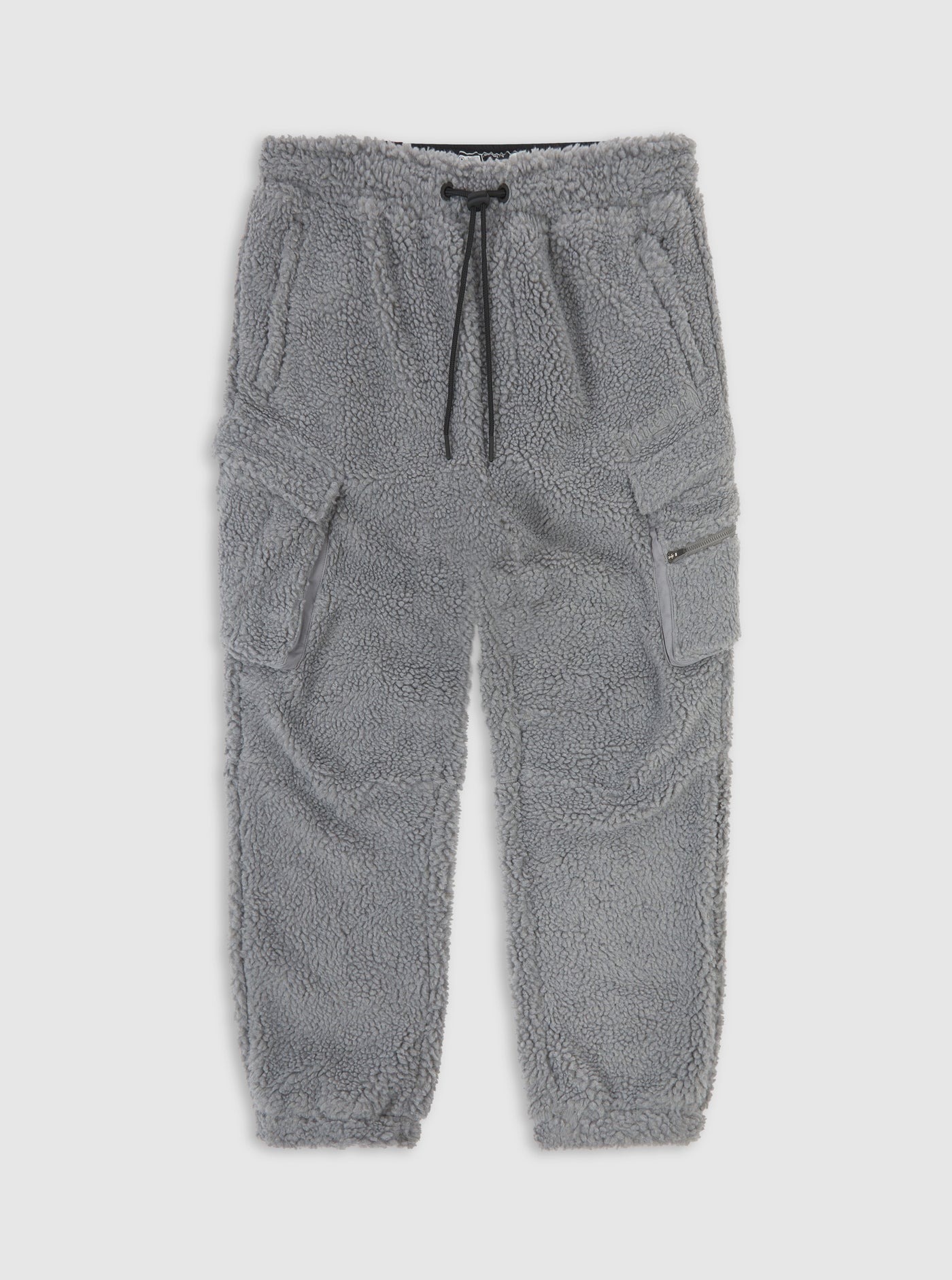 Sherpa Fleece Cargo Sweatpants