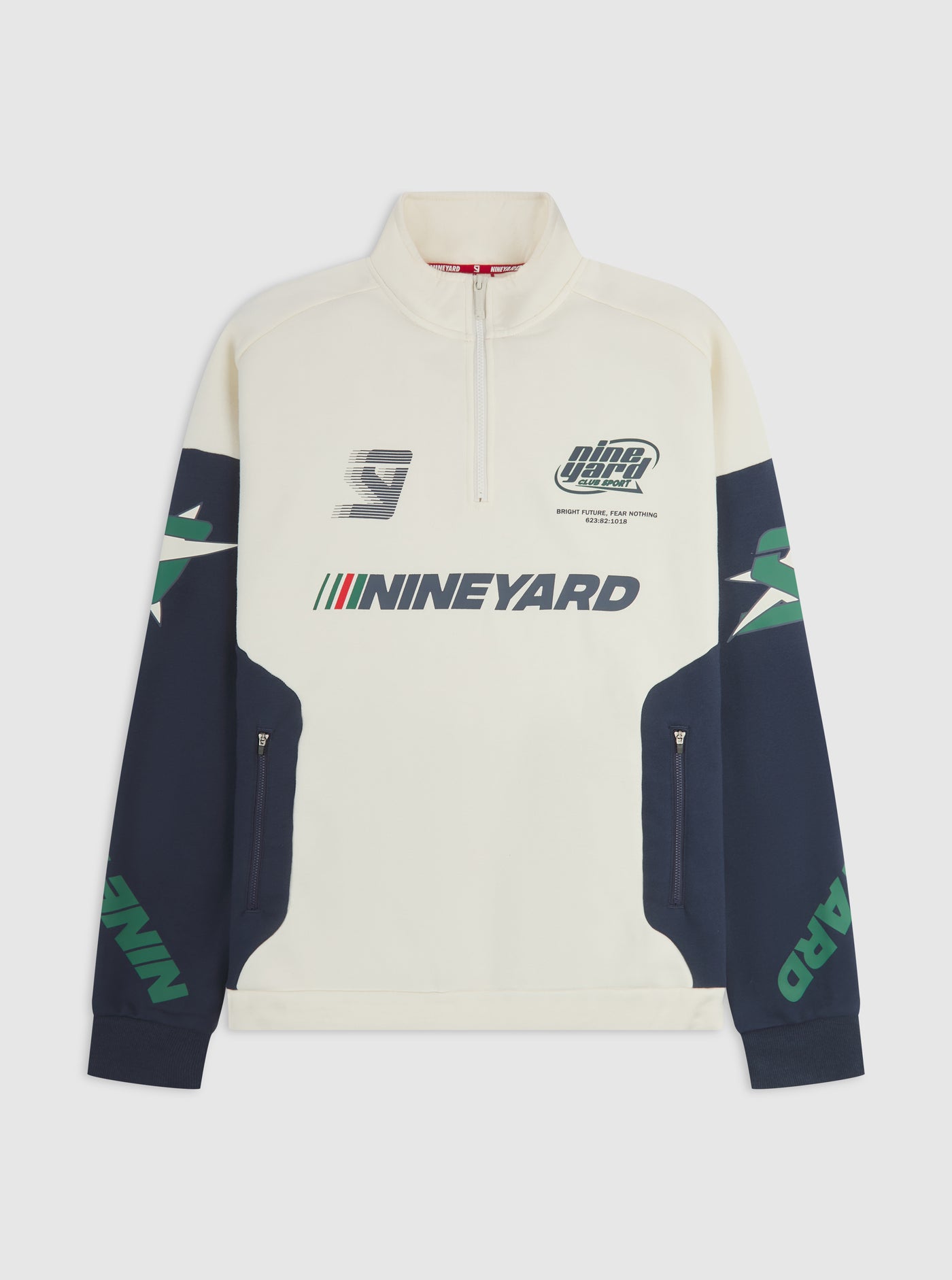 Race Half Zip Sweater bone