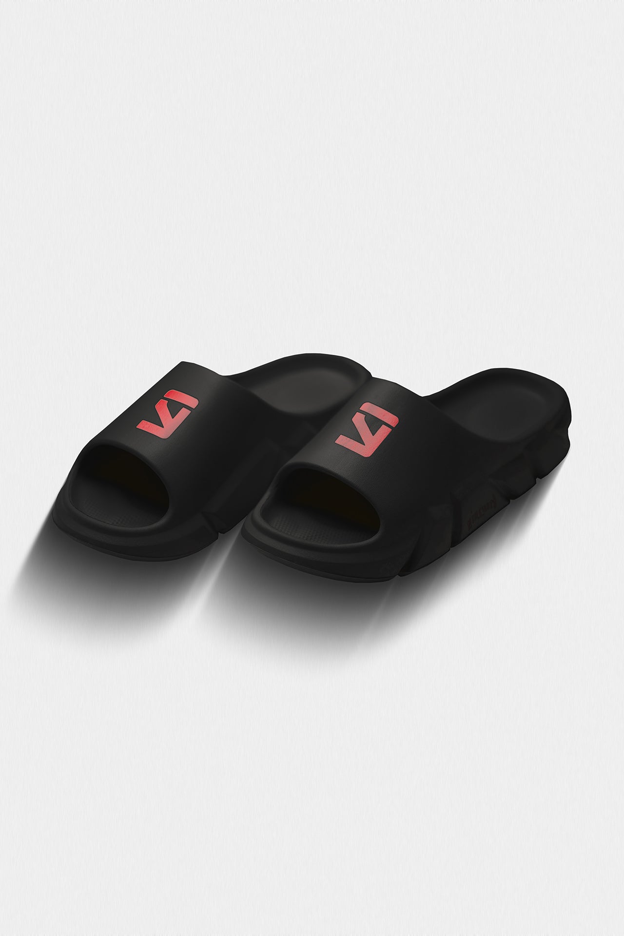 Nineyard Slides – Black / Red