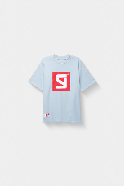 EDT. Oversize T-Shirt light blue